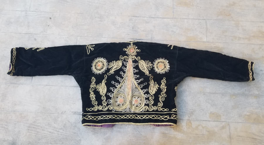 OSMANLI DÖNEMİ SIRMA İŞÇİLİKLİ GELİN CEPKENİ