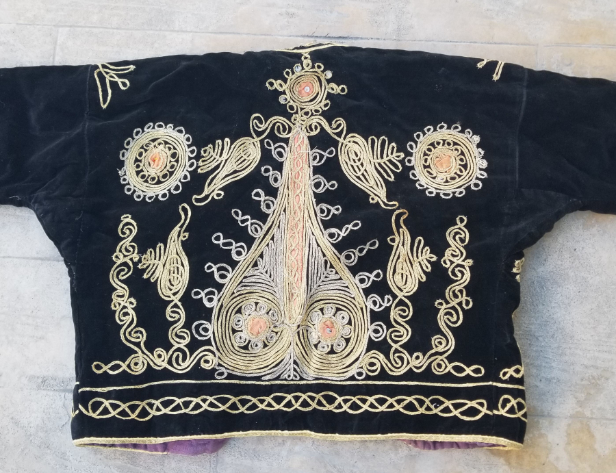 OSMANLI DÖNEMİ SIRMA İŞÇİLİKLİ GELİN CEPKENİ