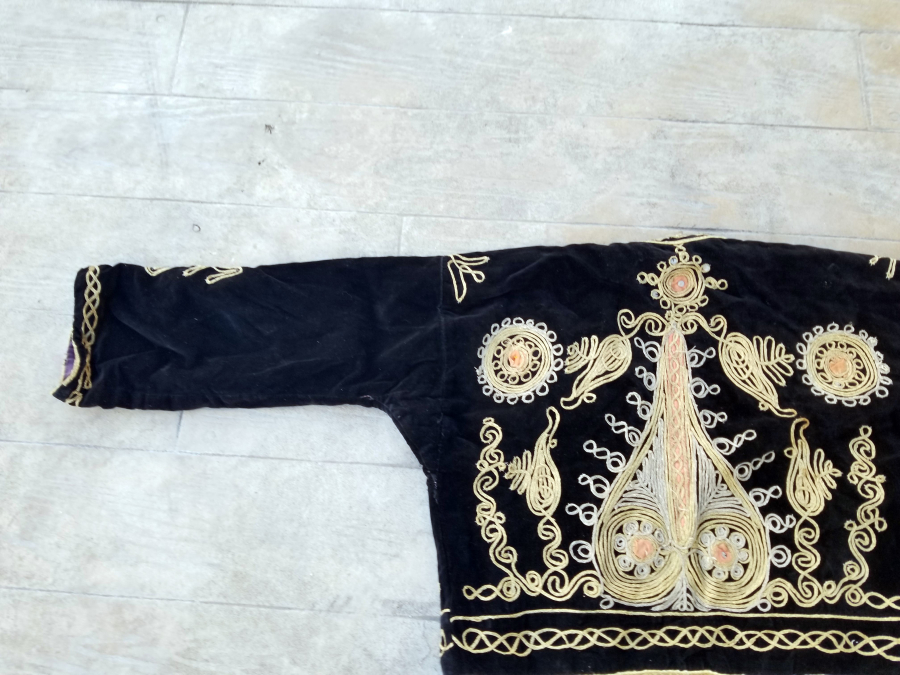 OSMANLI DÖNEMİ SIRMA İŞÇİLİKLİ GELİN CEPKENİ