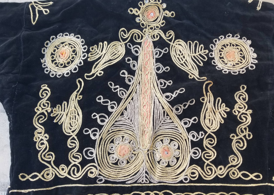 OSMANLI DÖNEMİ SIRMA İŞÇİLİKLİ GELİN CEPKENİ