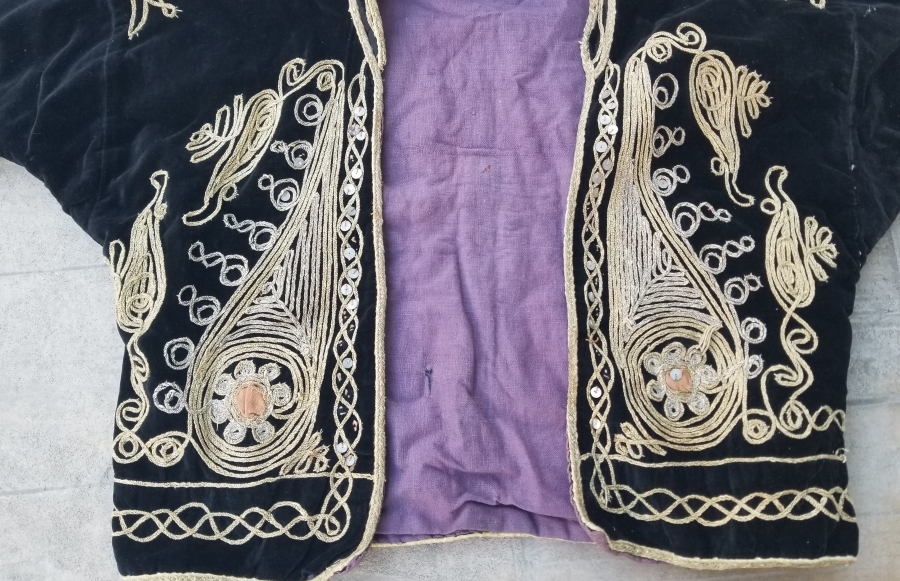 OSMANLI DÖNEMİ SIRMA İŞÇİLİKLİ GELİN CEPKENİ