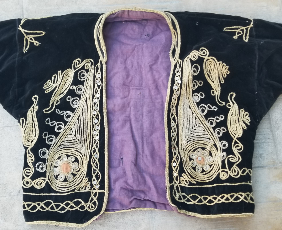 OSMANLI DÖNEMİ SIRMA İŞÇİLİKLİ GELİN CEPKENİ