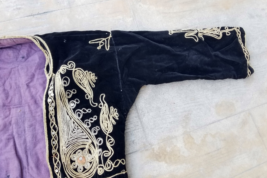 OSMANLI DÖNEMİ SIRMA İŞÇİLİKLİ GELİN CEPKENİ