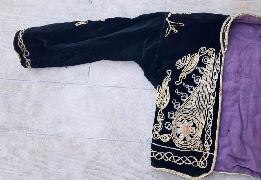 OSMANLI DÖNEMİ SIRMA İŞÇİLİKLİ GELİN CEPKENİ