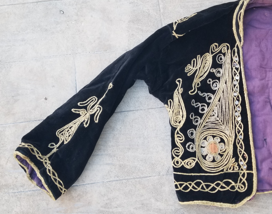 OSMANLI DÖNEMİ SIRMA İŞÇİLİKLİ GELİN CEPKENİ