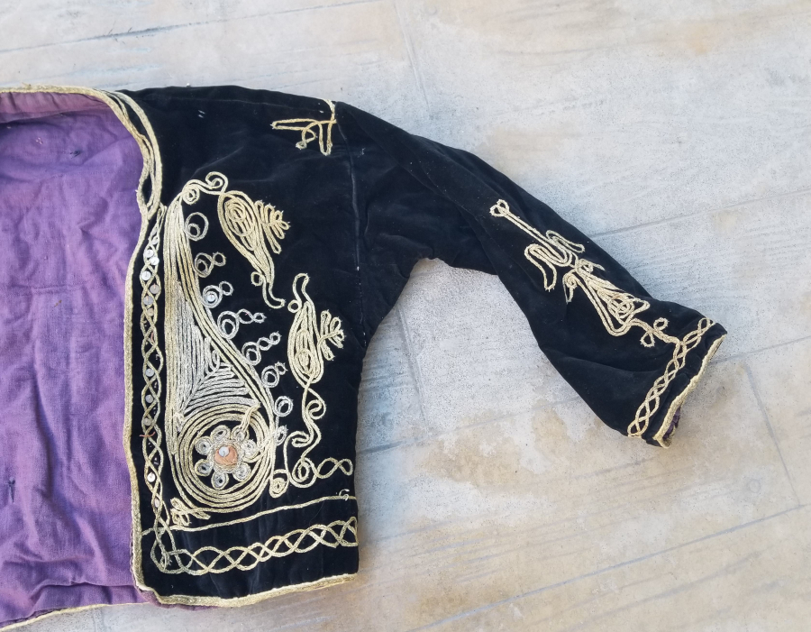 OSMANLI DÖNEMİ SIRMA İŞÇİLİKLİ GELİN CEPKENİ