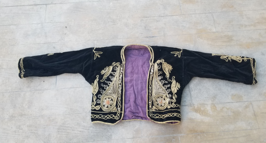 OSMANLI DÖNEMİ SIRMA İŞÇİLİKLİ GELİN CEPKENİ