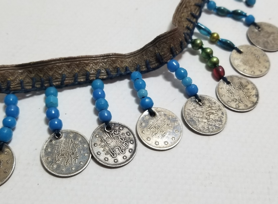 MEHMET REŞAT VE ABDÜLHAMİD HAN DÖNEMİ GÜMÜŞ 2 KURUŞLARDAN YAPILMIŞ OSMANLI GELİN ALINLIĞI