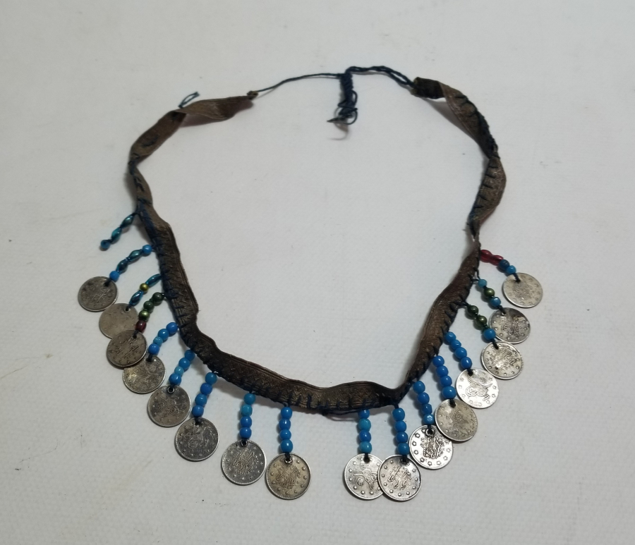 MEHMET REŞAT VE ABDÜLHAMİD HAN DÖNEMİ GÜMÜŞ 2 KURUŞLARDAN YAPILMIŞ OSMANLI GELİN ALINLIĞI