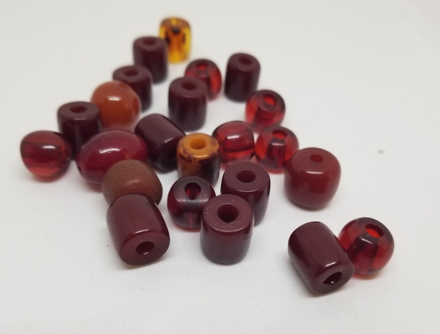 OSMANLI DÖNEMİ KATALİN VE KEHRİBAR TESPİH HABBELERİ LOTU