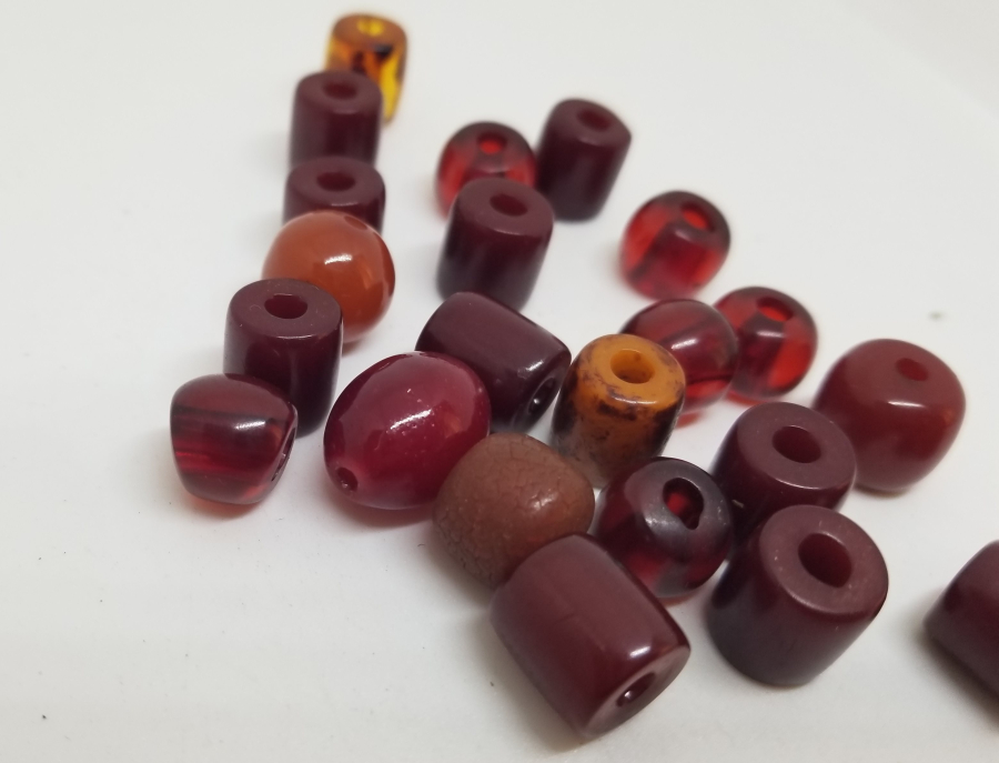 OSMANLI DÖNEMİ KATALİN VE KEHRİBAR TESPİH HABBELERİ LOTU