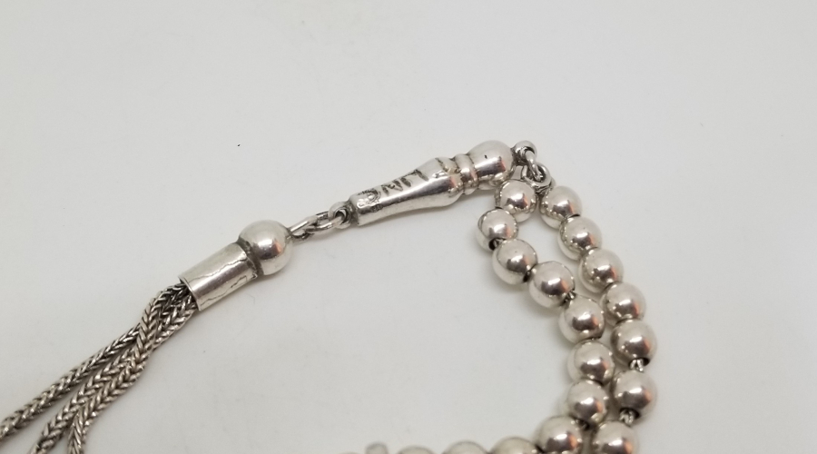 SALLAMASI AY YILDIZLI GÜMÜŞ TESPİH