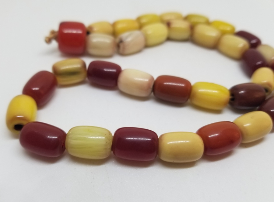 OSMANLI SIKMA VE MİSKEVİ BAĞA HABBELERDEN YAPILMIŞ 33LÜ TESPİH