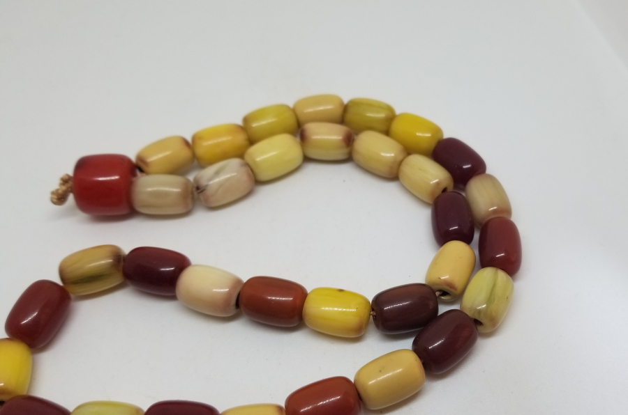 OSMANLI SIKMA VE MİSKEVİ BAĞA HABBELERDEN YAPILMIŞ 33LÜ TESPİH