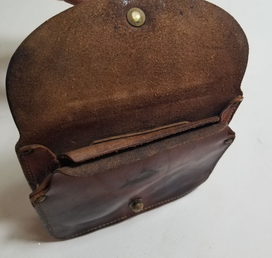 1. DÜNYA SAVAŞI DÖNEMİ OSMANLI DERİ SÜVARİ ULAK ÇANTASI