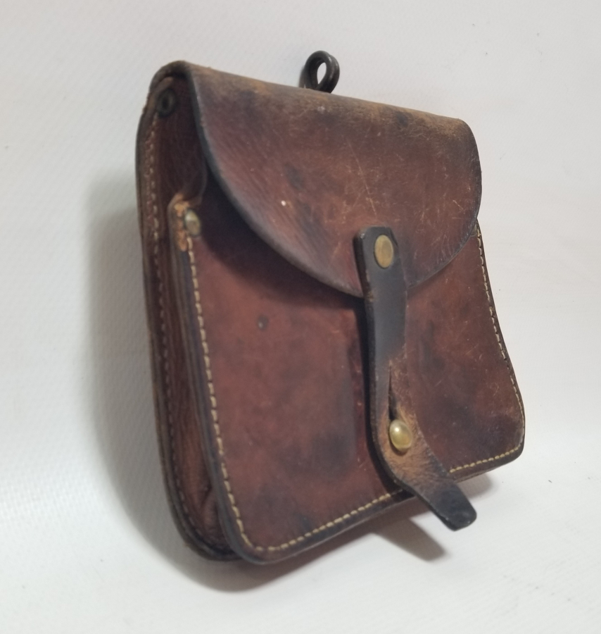 1. DÜNYA SAVAŞI DÖNEMİ OSMANLI DERİ SÜVARİ ULAK ÇANTASI