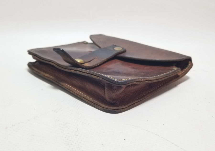 1. DÜNYA SAVAŞI DÖNEMİ OSMANLI DERİ SÜVARİ ULAK ÇANTASI