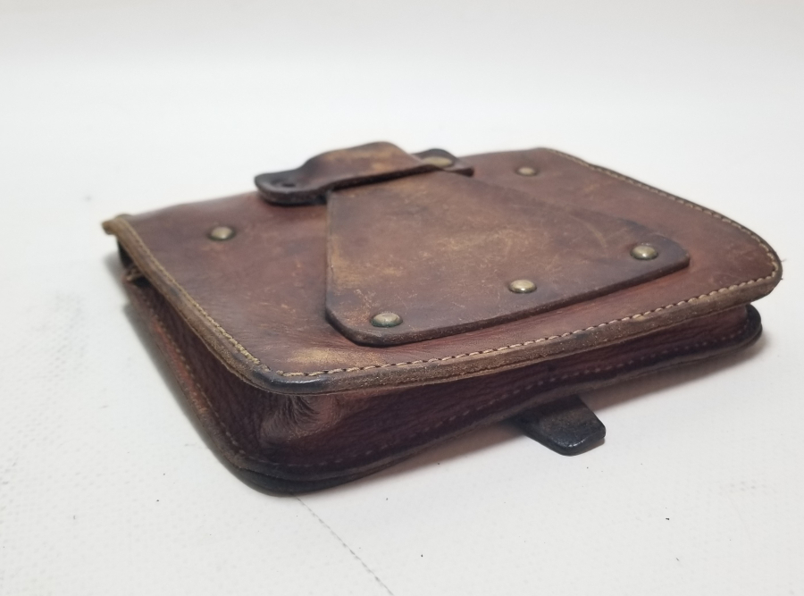 1. DÜNYA SAVAŞI DÖNEMİ OSMANLI DERİ SÜVARİ ULAK ÇANTASI