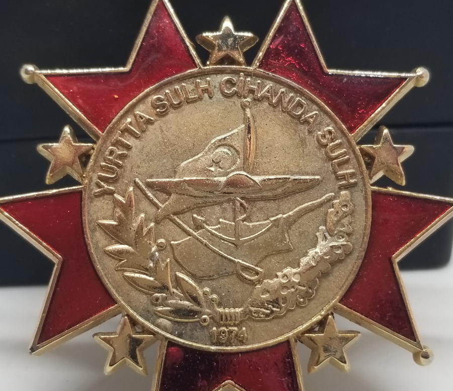 ORİJİNAL ASKI VE KURDELASI İLE KIBRIS BARIŞ HAREKATI MADALYASI