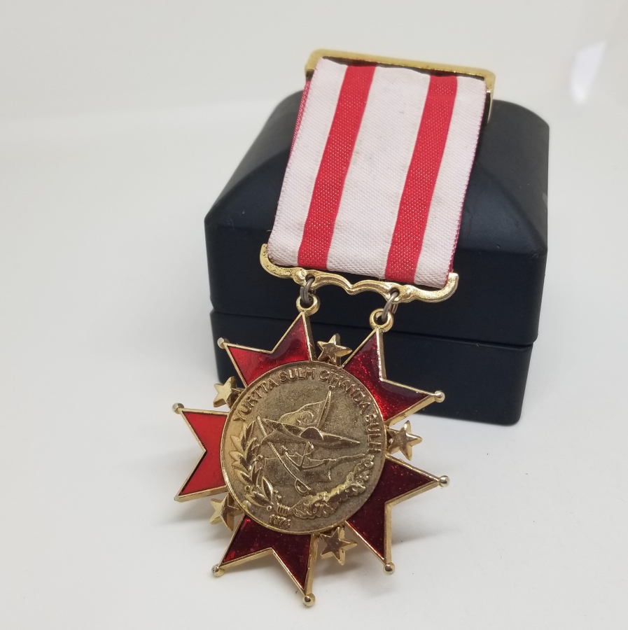 ORİJİNAL ASKI VE KURDELASI İLE KIBRIS BARIŞ HAREKATI MADALYASI