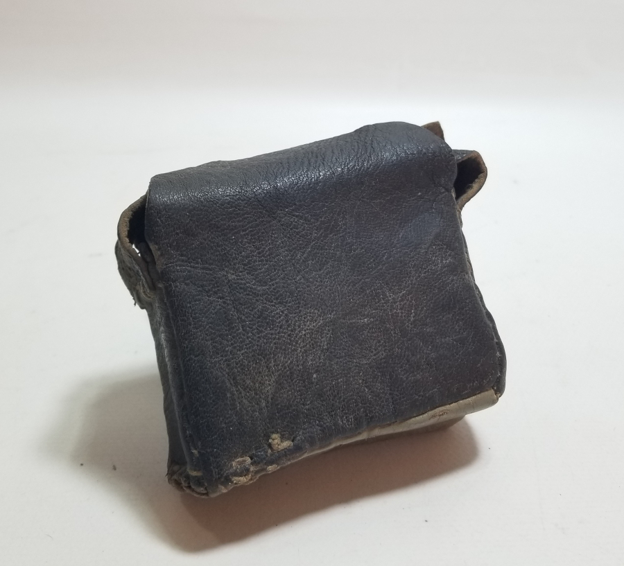 ORİJİNAL DERİ KABINDA OSMANLI DÖNEMİ ASKER ENAM-I ŞERİFİ