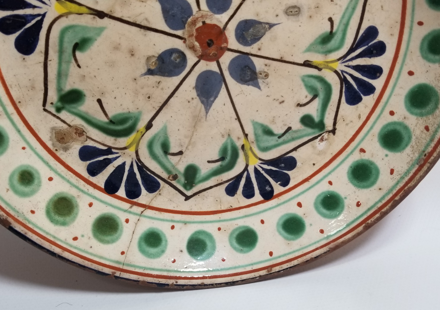 OSMANLI DÖNEMİ NADİR TİPTE KARANFİLLİ İZNİK TABAK