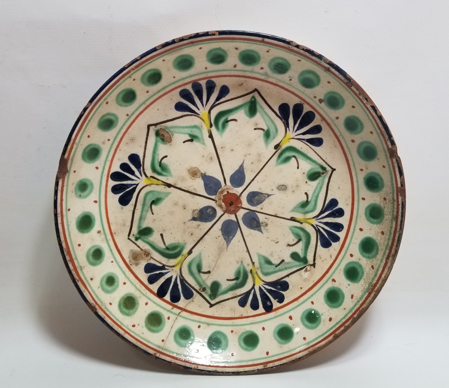 OSMANLI DÖNEMİ NADİR TİPTE KARANFİLLİ İZNİK TABAK