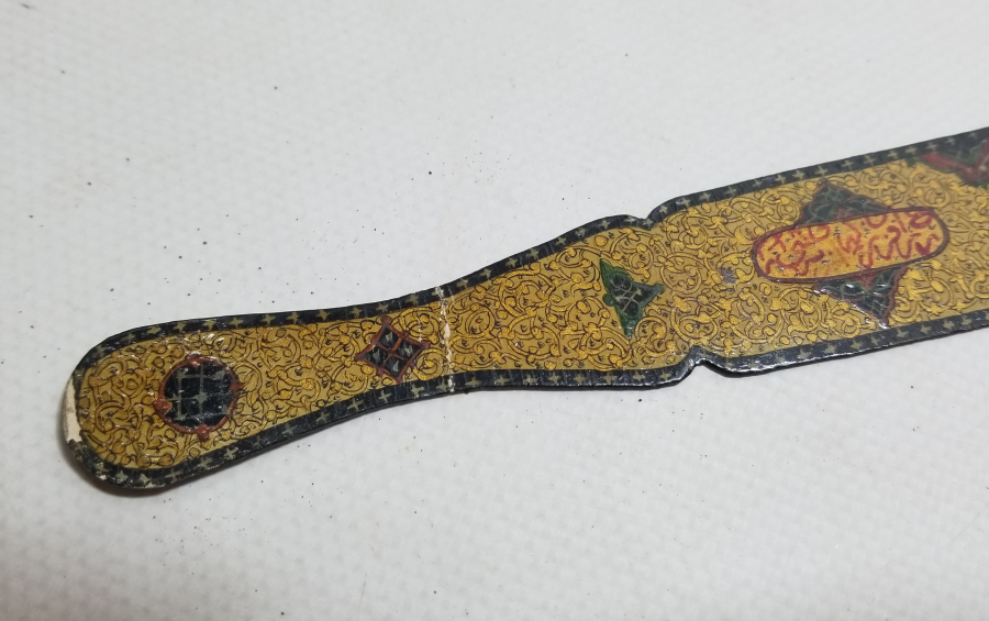 OSMANLI DÖNEMİ EL BOYAMA KİTAP AYRACI