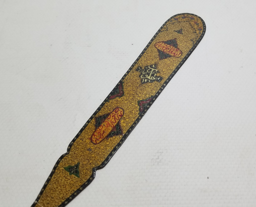 OSMANLI DÖNEMİ EL BOYAMA KİTAP AYRACI