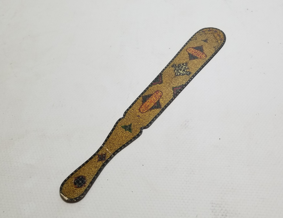 OSMANLI DÖNEMİ EL BOYAMA KİTAP AYRACI