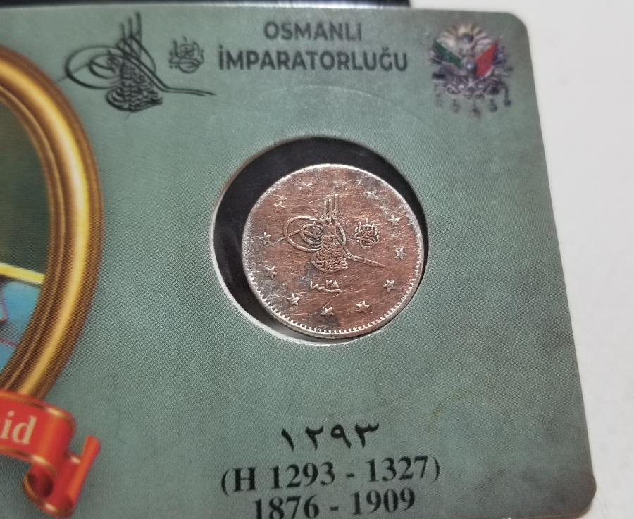 SULTAN ABDÜLHAMİD DÖNEMİ GÜMÜŞ 2 KURUŞ MECİDİYE