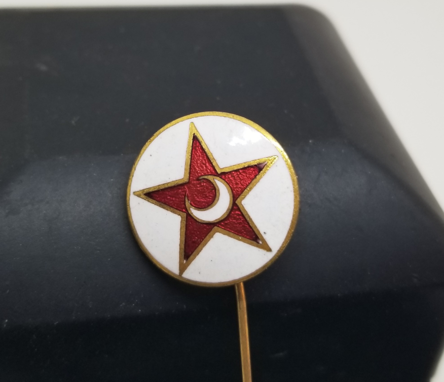 OSMANLI DÖNEMİ MİNE İŞÇİLİKLİ ÇOK NADİR HİMAYE-İ ETFAL ROZET