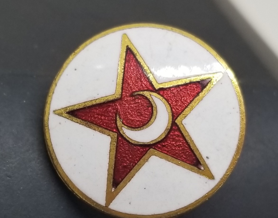 OSMANLI DÖNEMİ MİNE İŞÇİLİKLİ ÇOK NADİR HİMAYE-İ ETFAL ROZET