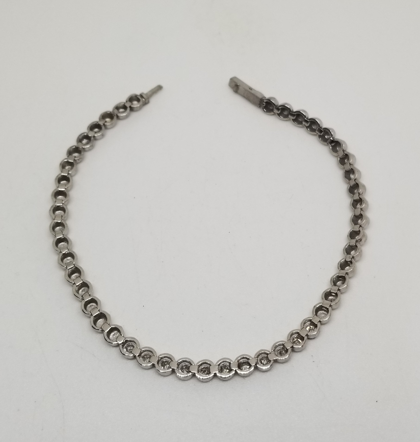 PIRLANTA TAŞLI ÖZEL YAPIM BİLEKLİK