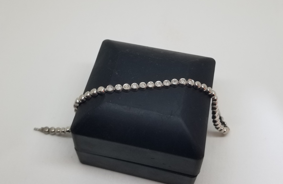 PIRLANTA TAŞLI ÖZEL YAPIM BİLEKLİK