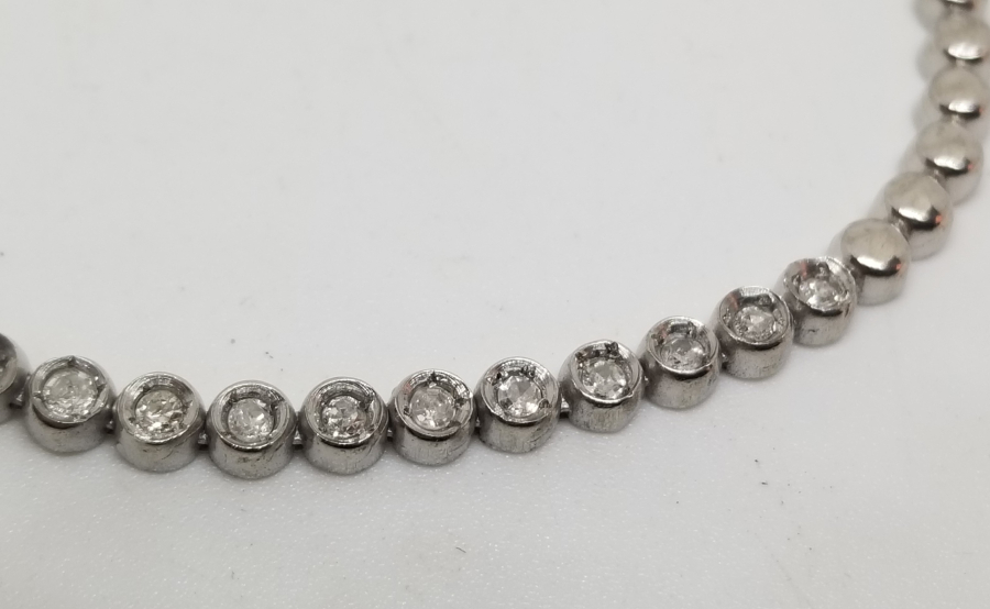 PIRLANTA TAŞLI ÖZEL YAPIM BİLEKLİK