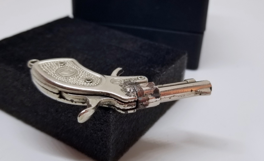 ANTİKA METAL MANTAR TABANCASI