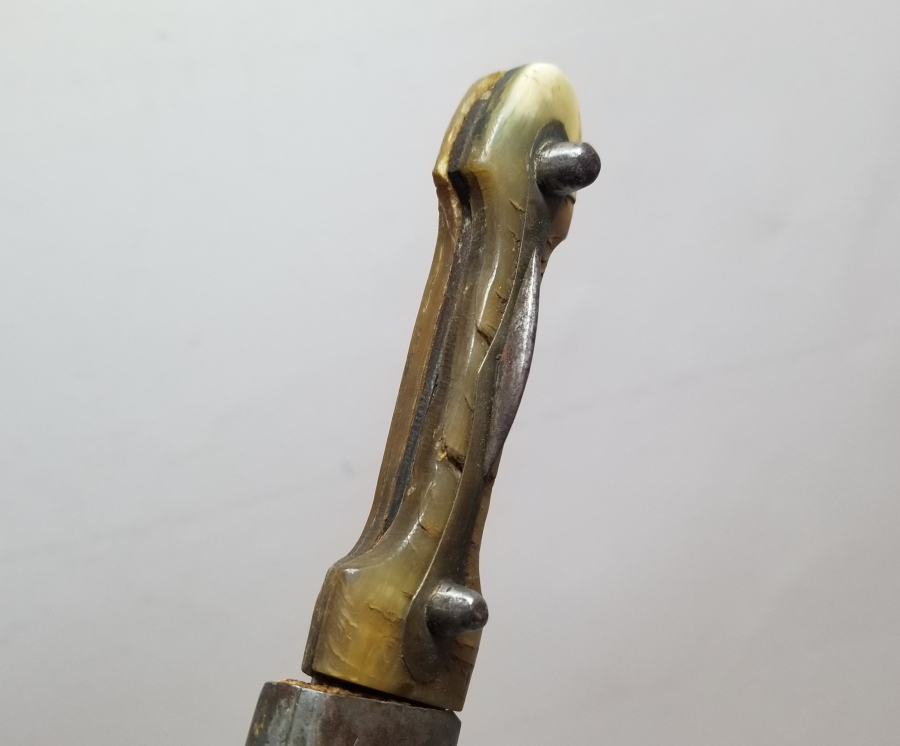 ORİJİNAL KININDA OSMANLI DÖNEMİ BOYNUZ SAPLI AFYON KAMASI