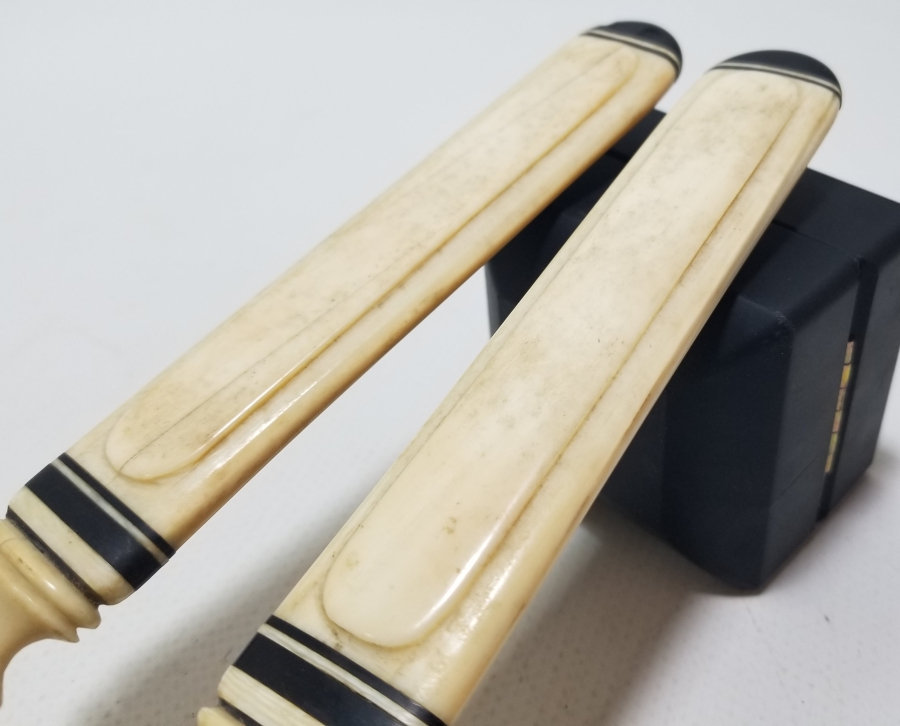 OSMANLI DÖNEMİ FİLDİŞİ SERVİS ÇATAL - KAŞIĞI