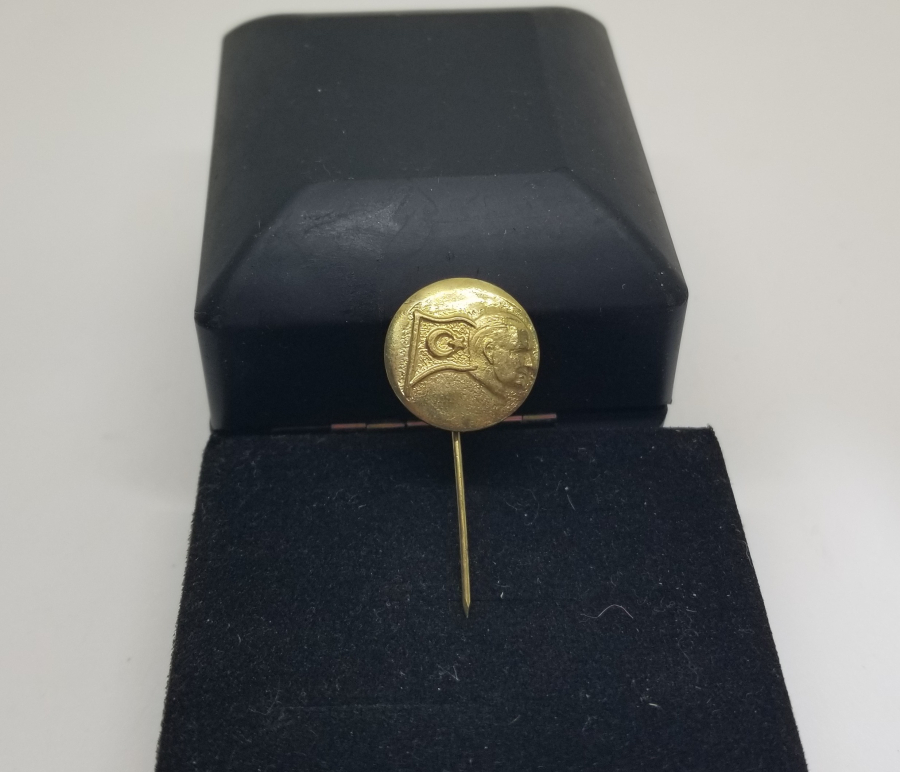 KABARTMA İŞÇİLİKLİ ANTİKA ATATÜRK ROZET