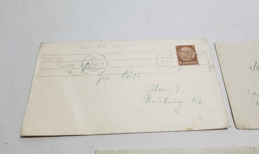 2. DÜNYA SAVAŞI DÖNEMİ 3 ADET MEKTUP ZARFI