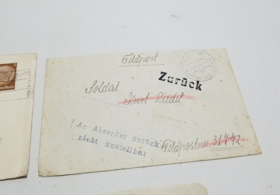 2. DÜNYA SAVAŞI DÖNEMİ 3 ADET MEKTUP ZARFI