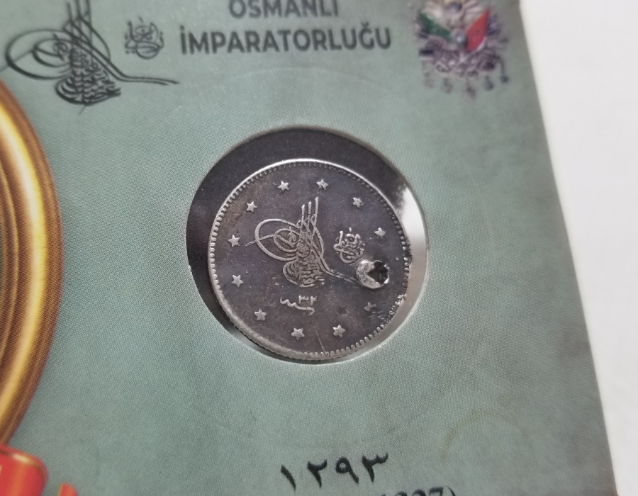 SULTAN ABDÜLHAMİD DÖNEMİ GÜMÜŞ 2 KURUŞ MECİDİYE