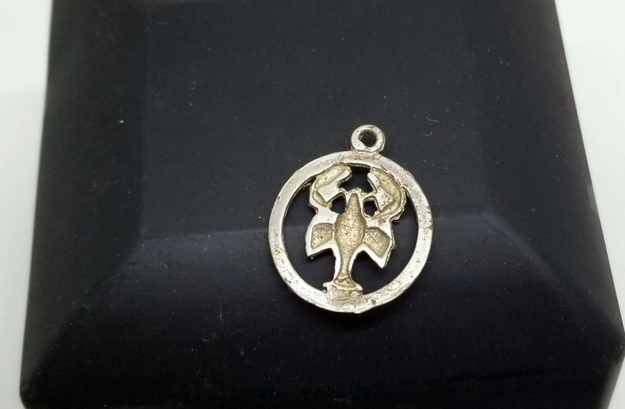 GÜMÜŞ YENGEÇ BURÇ KOLYESİ