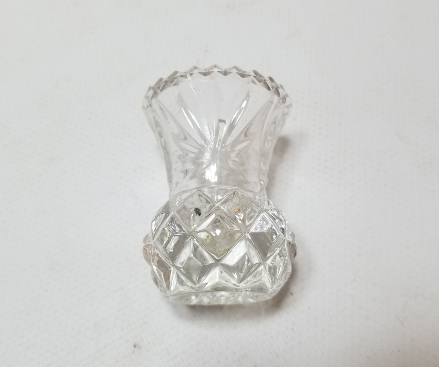 KRİSTAL KESME İŞÇİLİKLİ ANTİKA CAM HOKKA