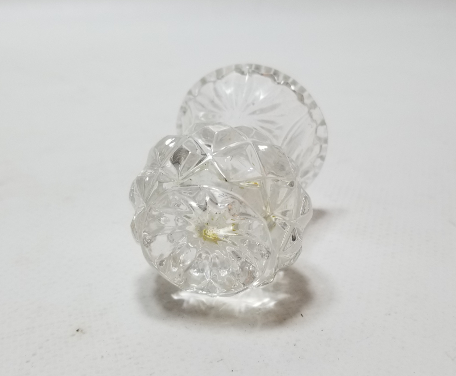 KRİSTAL KESME İŞÇİLİKLİ ANTİKA CAM HOKKA