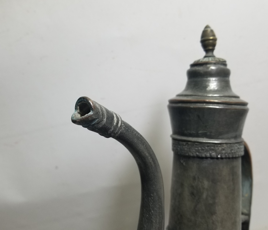 ÜZERİ HAYAT AĞAÇLI NADİR TİPTE OSMANLI DÖNEMİ BAKIR İBRİK