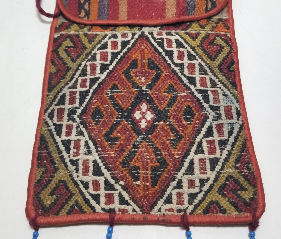 OSMANLI DÖNEMİ KİLİMDEN YAPILMIŞ ÇANTA