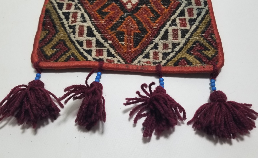 OSMANLI DÖNEMİ KİLİMDEN YAPILMIŞ ÇANTA