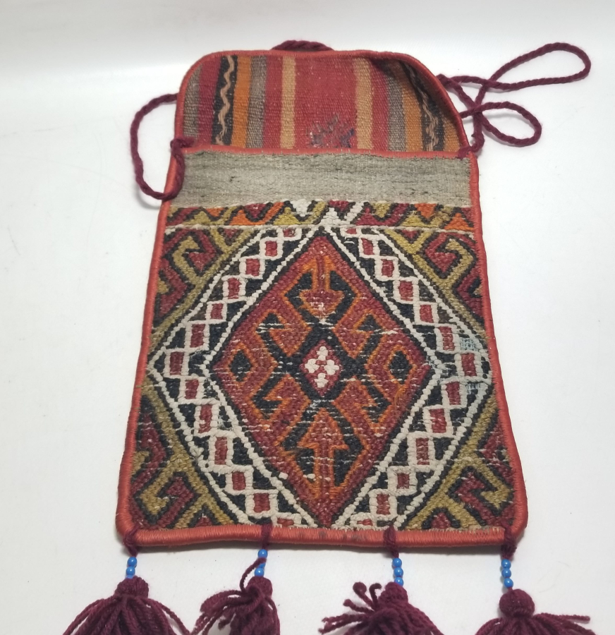 OSMANLI DÖNEMİ KİLİMDEN YAPILMIŞ ÇANTA